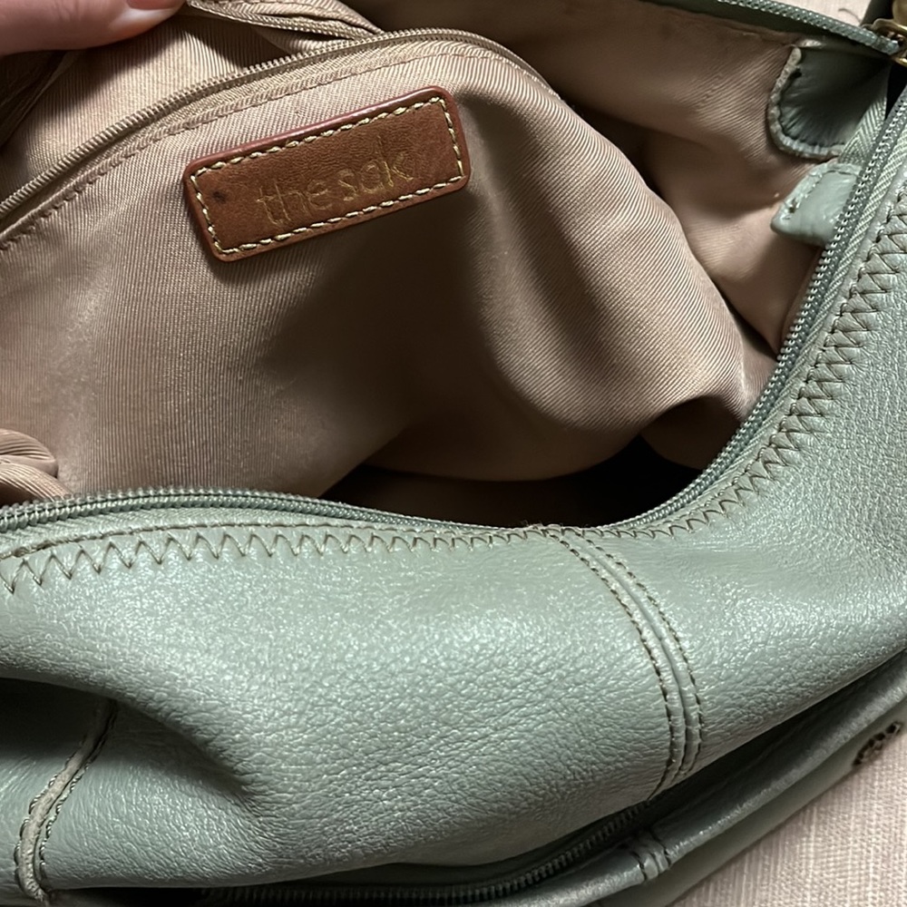 The Sak mint green hobo leather bag - Picture 4 of 11